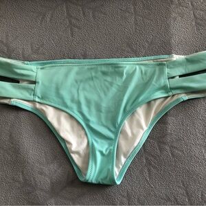 PINK Victoria's Secret Mint Green Double-Strap Bikini Bottom